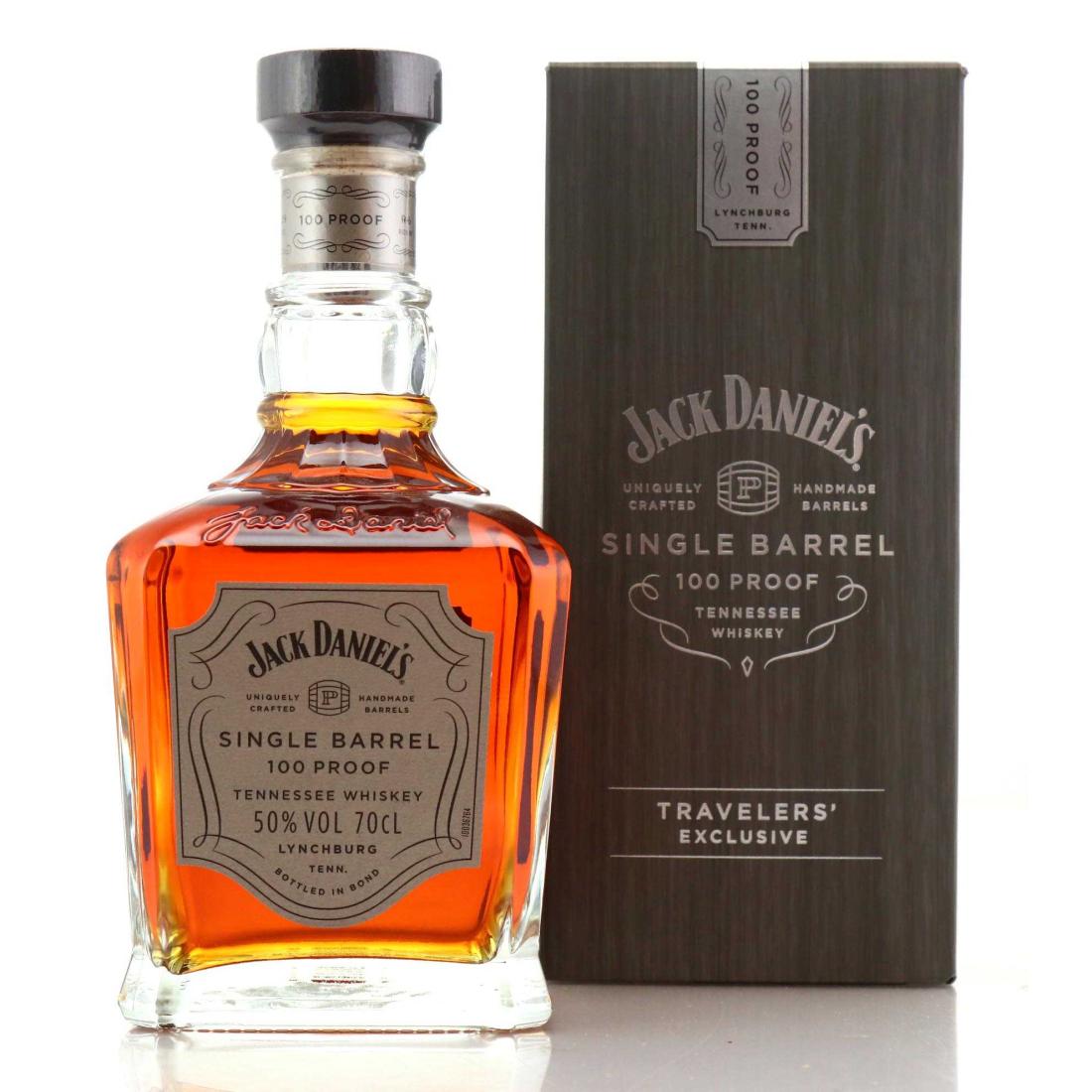 Jack Daniel's Single Barrel 100 Proof Travelers' Exclusive, New Charred Oak Cask, 2019, 50% whisky bottle
