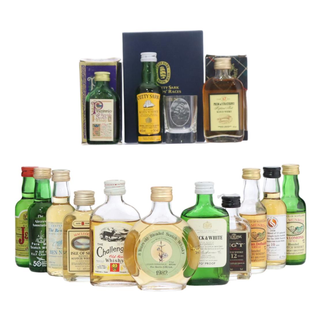Scotch Whisky Miniature X 14