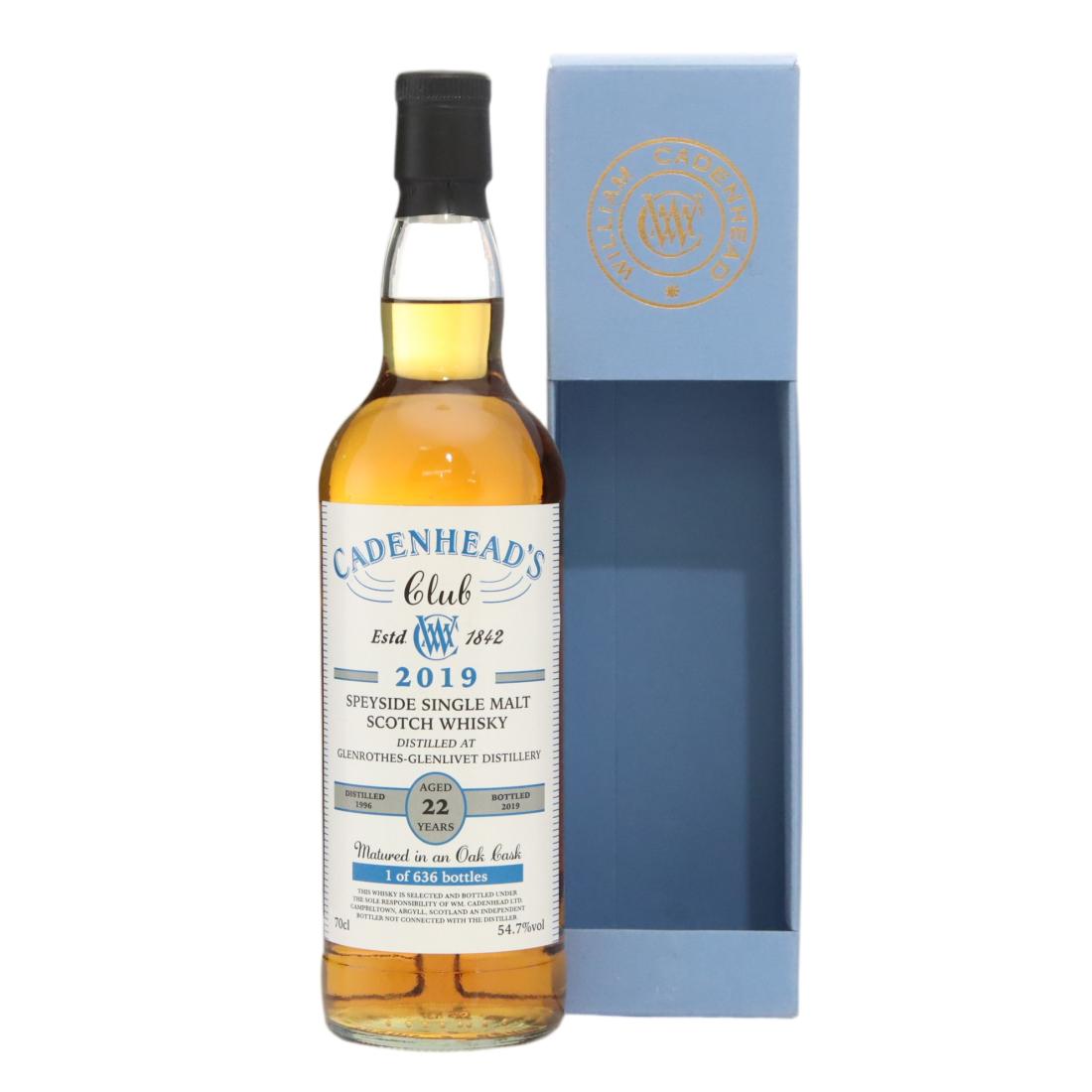 Glenrothes 1996 Cadenheads Club 22