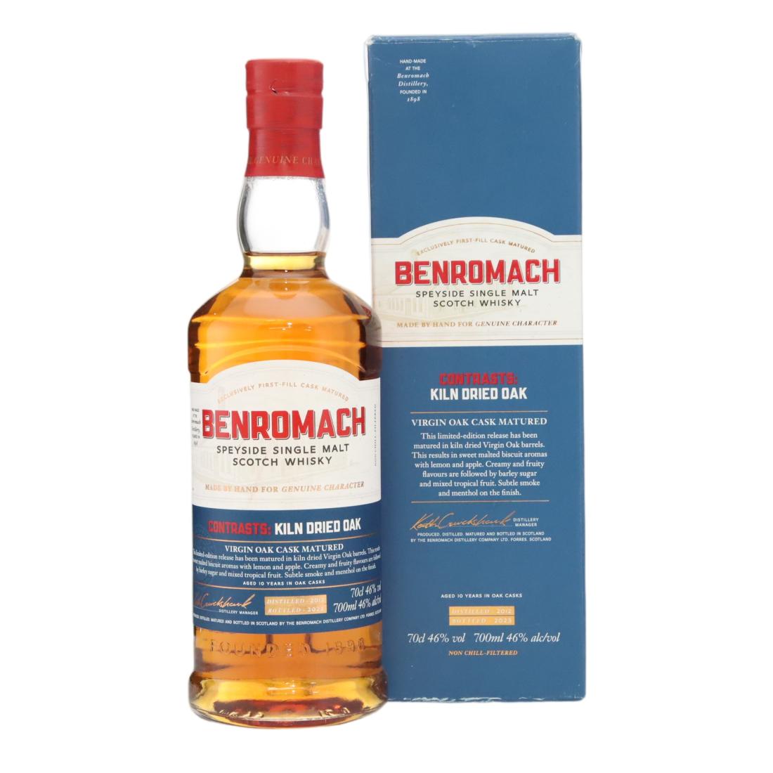 Benromach 2012 Contrasts Kiln Dried Oak 10