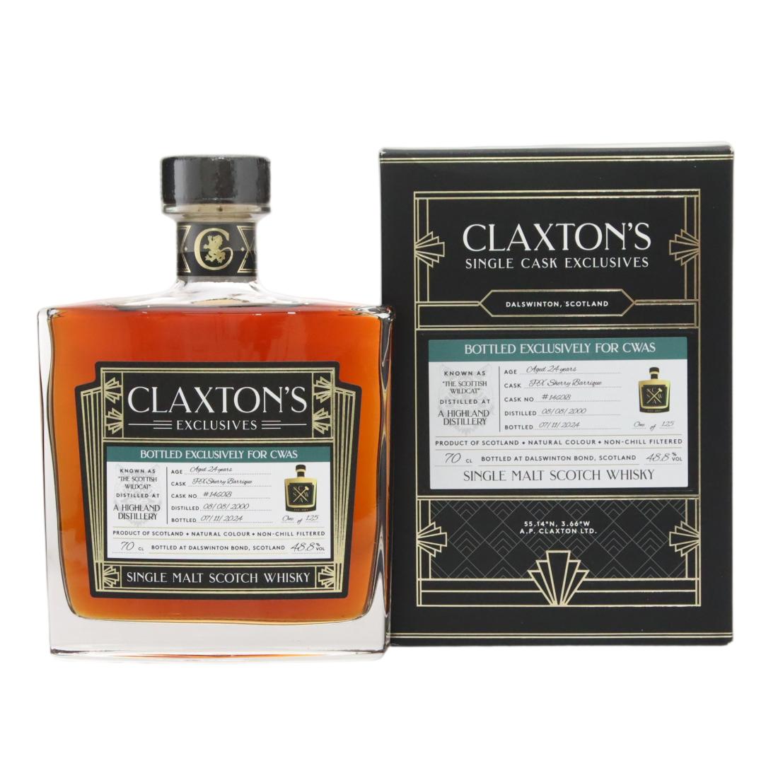 Clynelish The Scottish Wildcat 2000 Claxtons Exclusives 24
