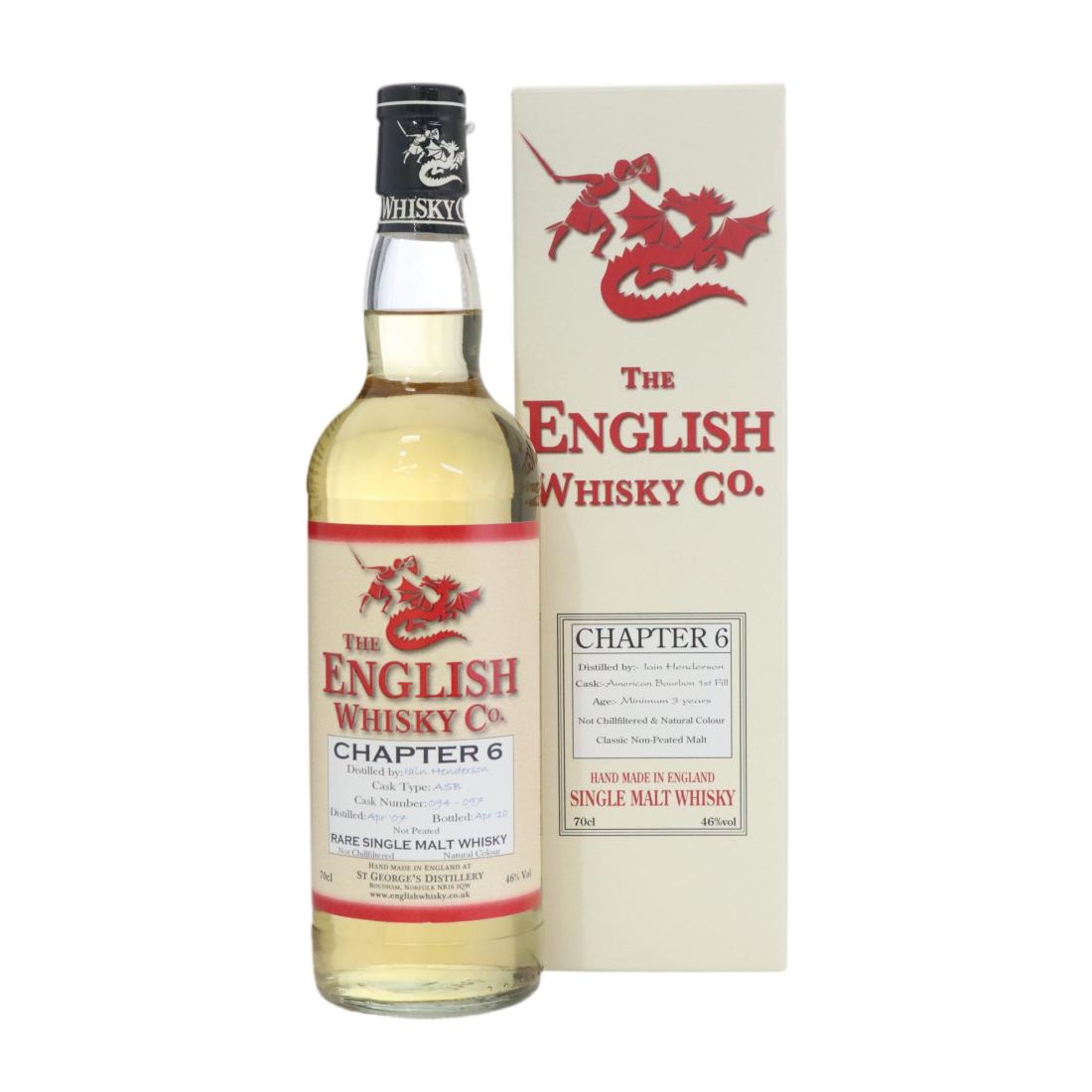 The English Whisky Co 2007 Chapter 6 Not Peated
