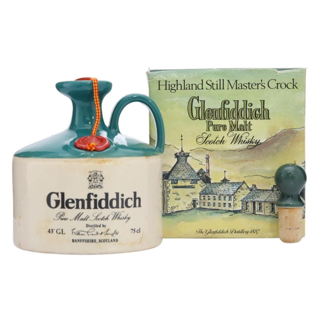 Glenfiddich Pure Malt Highland Stills Masters Crock 1970s