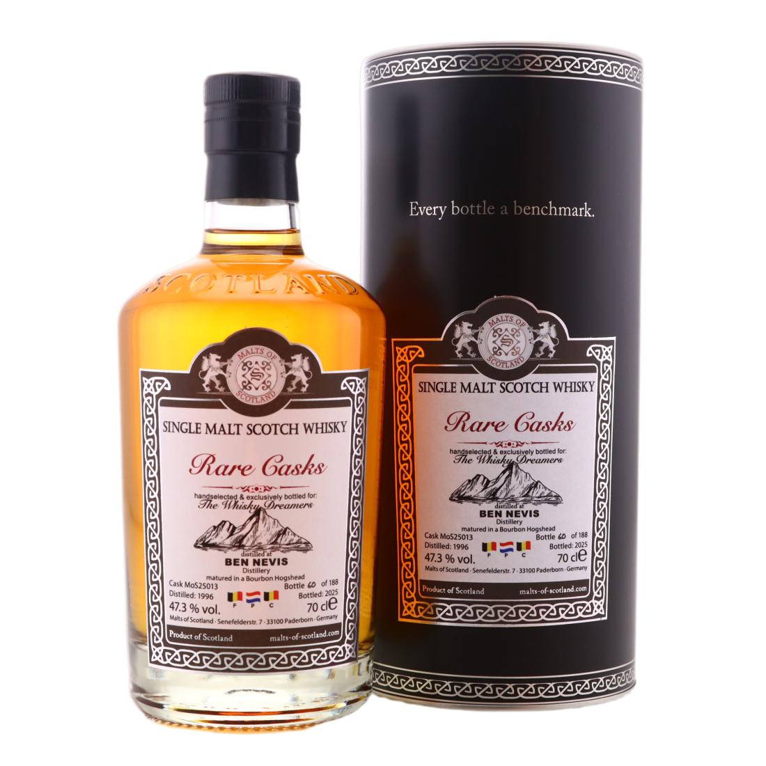 Ben Nevis 1996 Malts Of Scotland Rare Casks