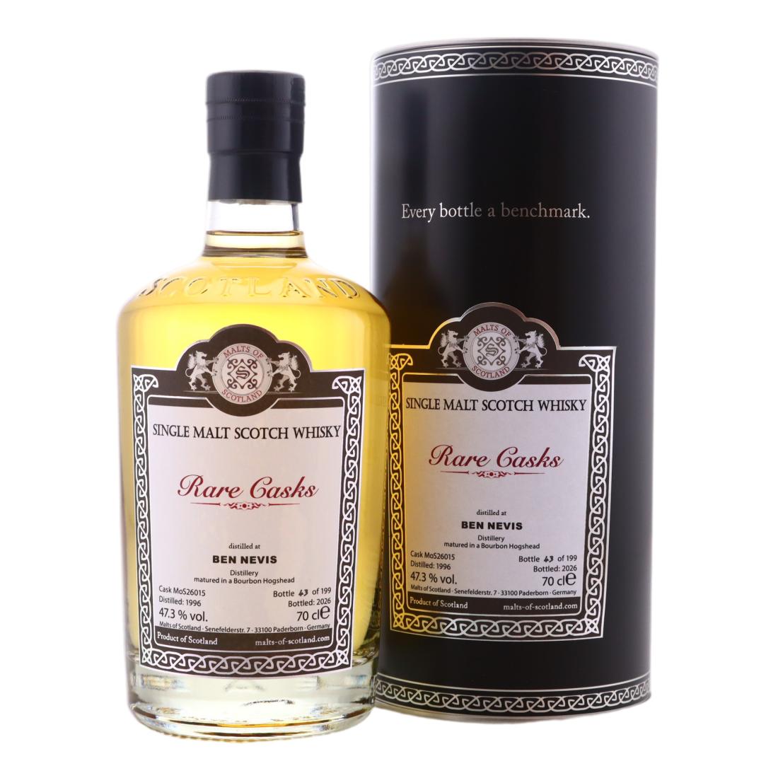 Ben Nevis 1996 Malts Of Scotland Rare Casks
