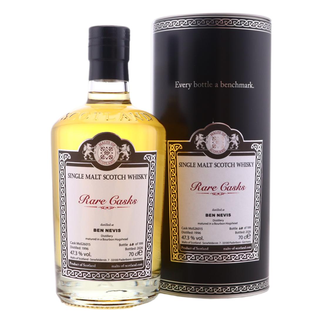 Ben Nevis 1996 Malts Of Scotland Rare Casks