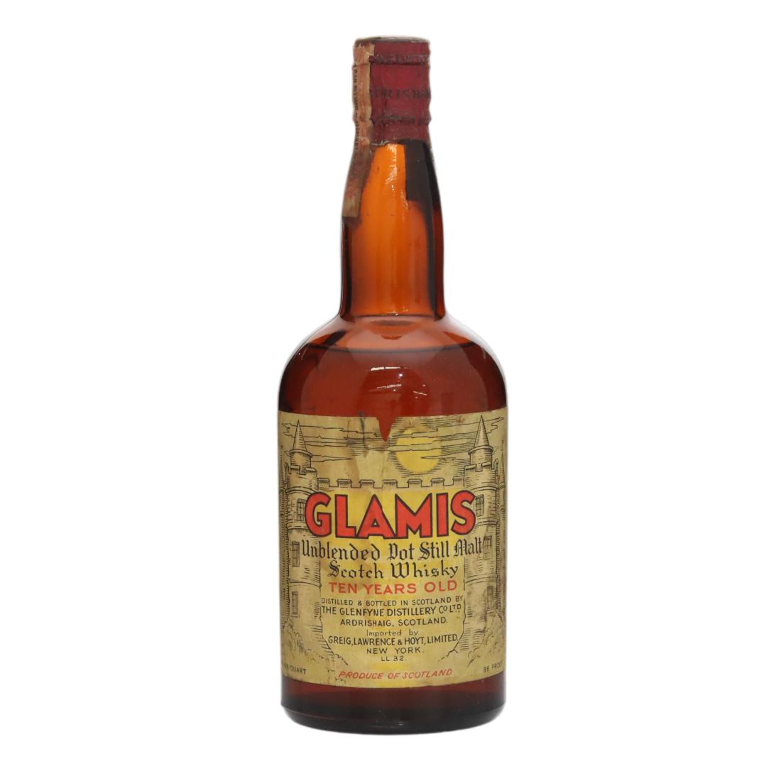 Glamis 10 Unblended Pot Still Malt