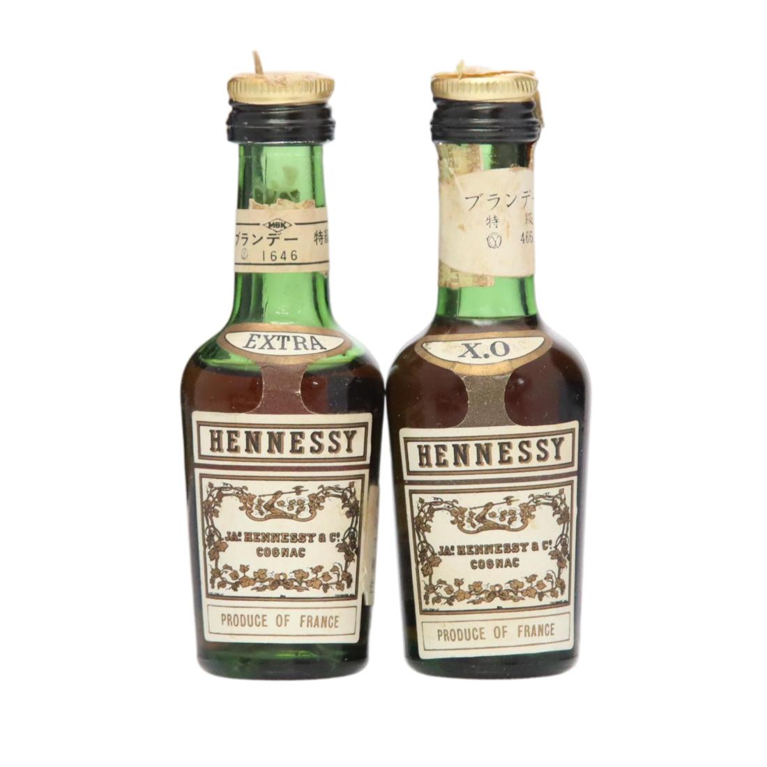 Hennessy Extra Xo Cognac Miniatures X 2