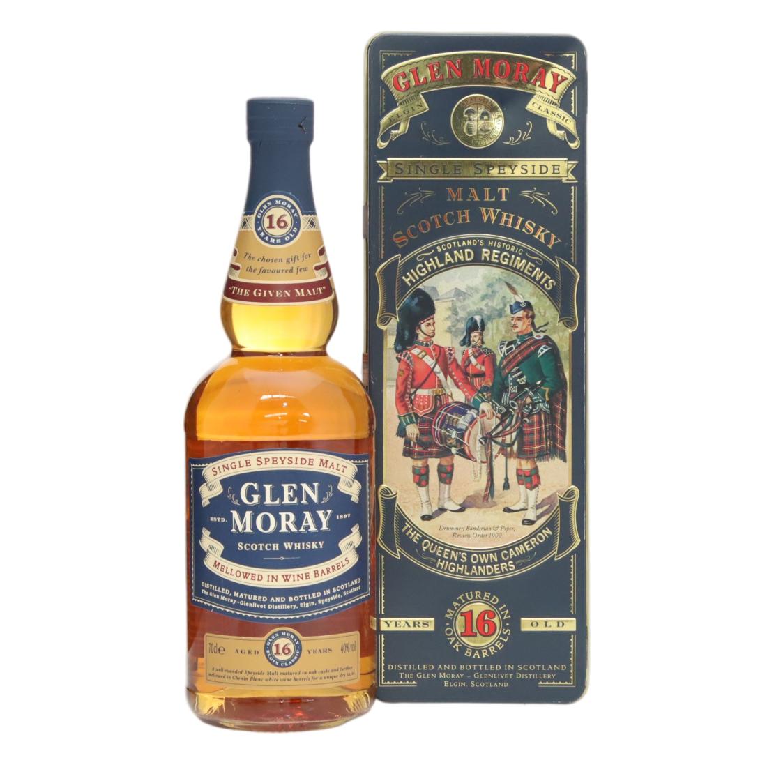 Glen Moray 16 1990s The Queens Own Cameron Highlanders