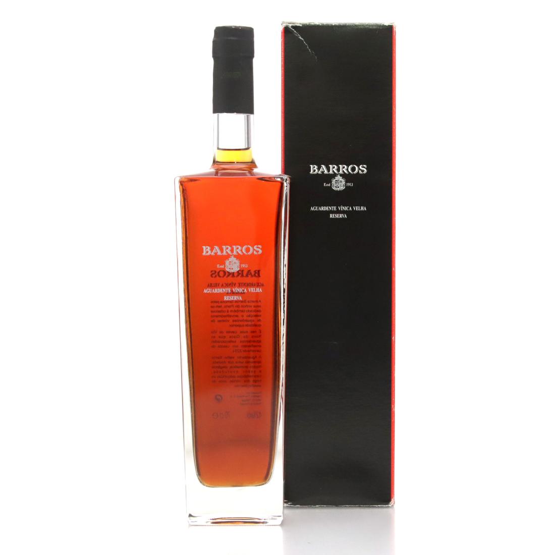 Barros Aguardente Vnica Velha Reserva Brandy
