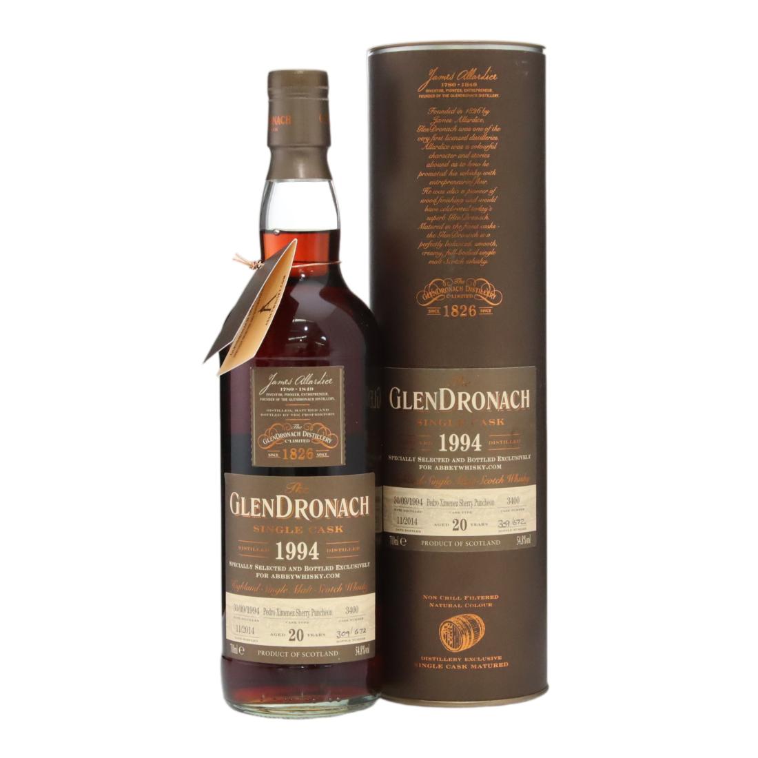Glendronach 1994 Single Cask 20