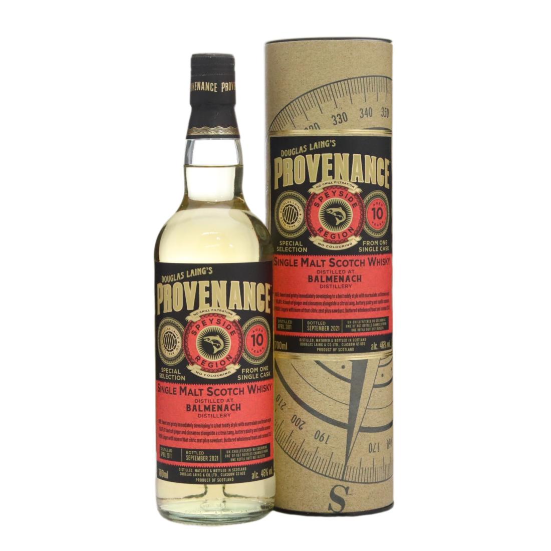 Balmenach 2011 Provenance 10