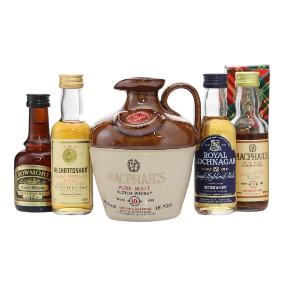Scotch Whisky Miniatures X 5