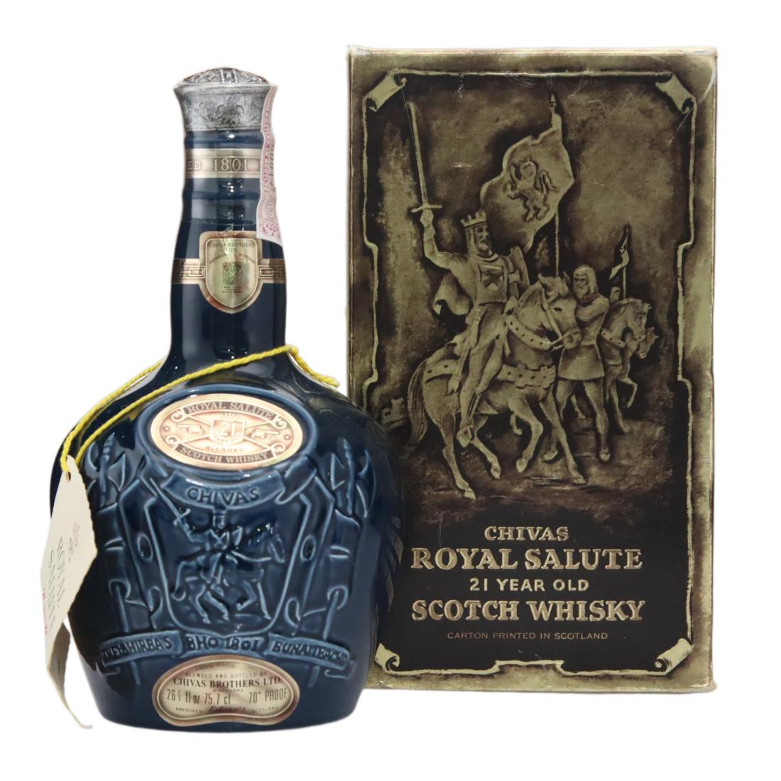Royal Salute 21 Scotch Whisky Sapphire Flagon