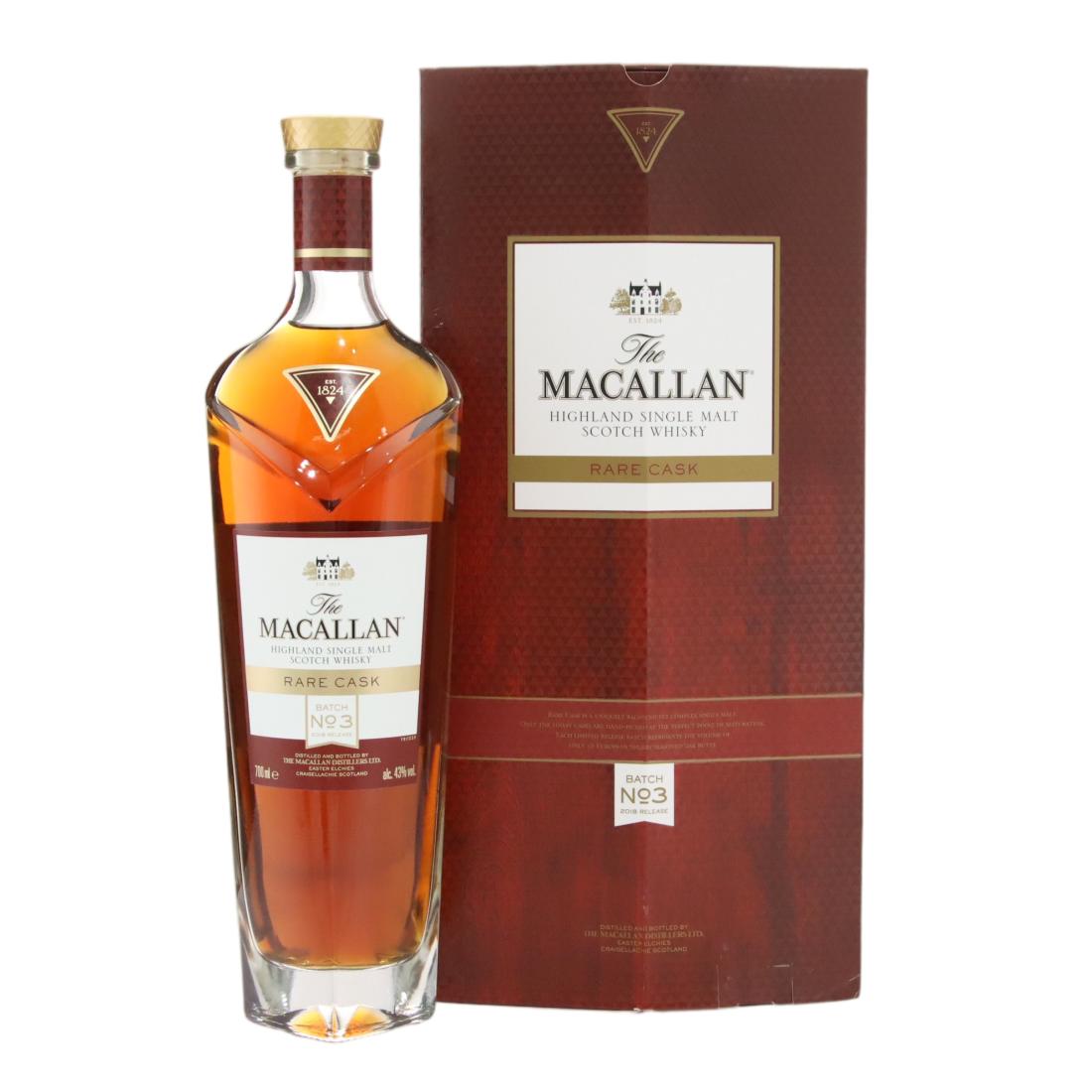 Macallan Rare Cask Batch No 3 2018 Release