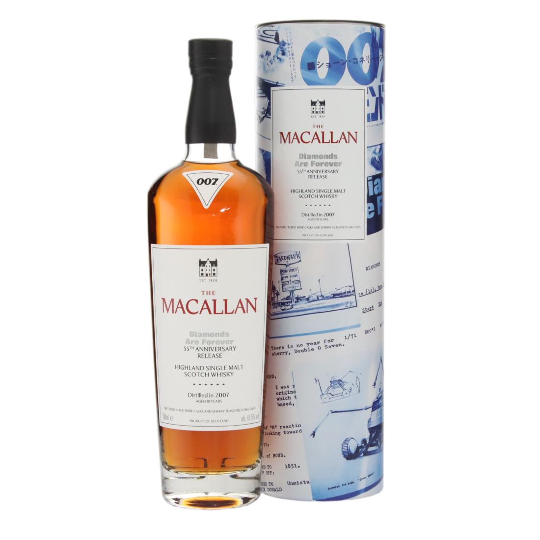 Macallan 2007 Diamonds Are Forever 18 55th Anniversary Release