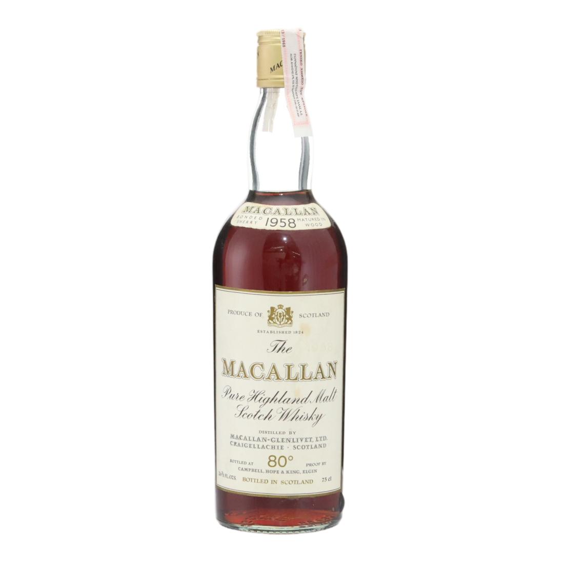 Macallan 1958 80 Proof