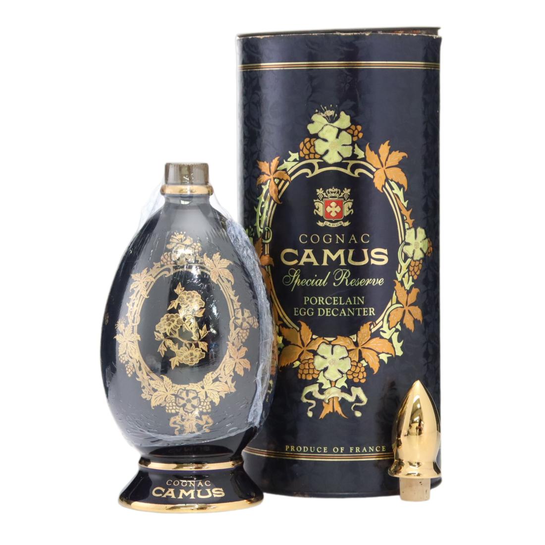 Camus Special Reserve Porcelain Egg Decanter
