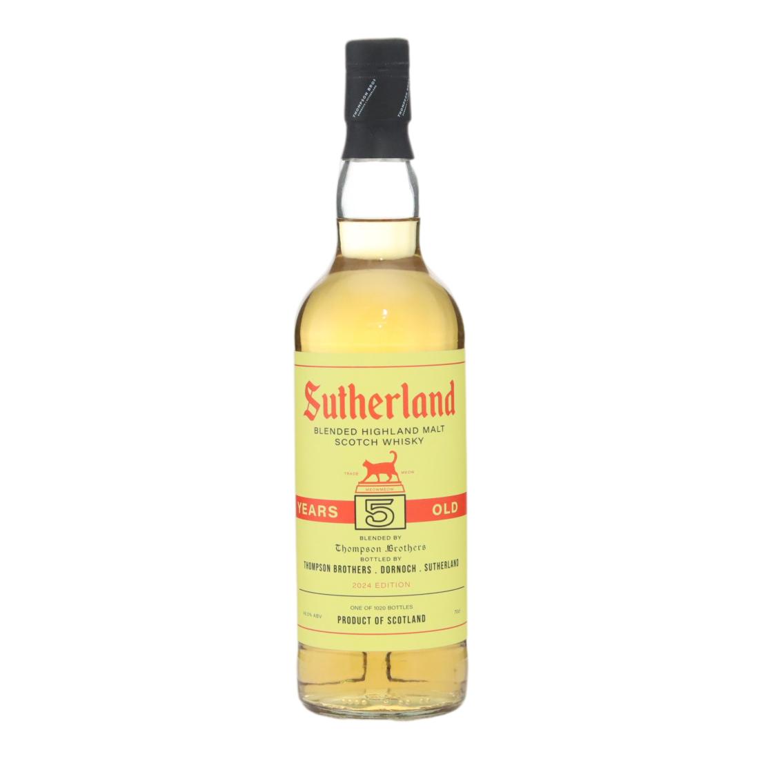 Thompson Bros 5 Sutherland Blended Malt Whiskyfuncom 20th Anniversary