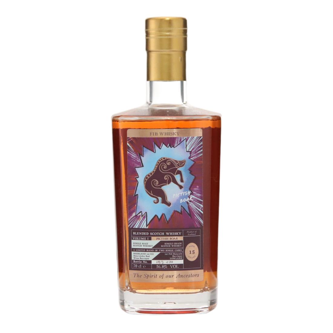 Fib 15 Blended Scotch Whisky Pictish Boar