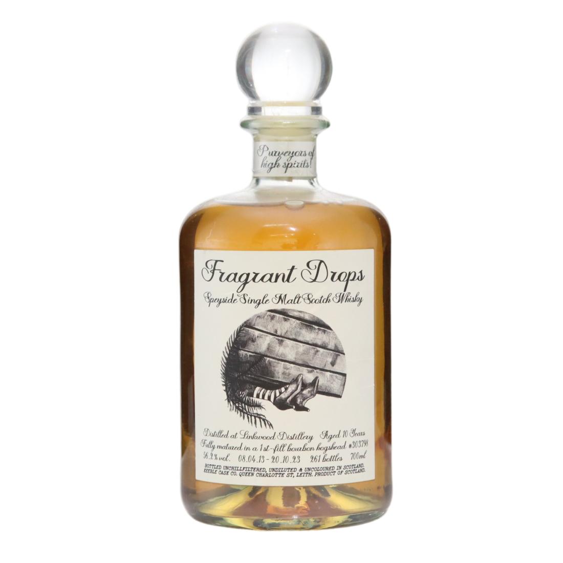 Linkwood 10 Year Old, Bourbon Cask, Cask #303798, 2013, Fragrant Drops, 56.2%
