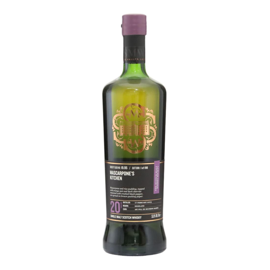 Glen Garioch 2003 Smws 19 1995 Mascarpones Kitchen