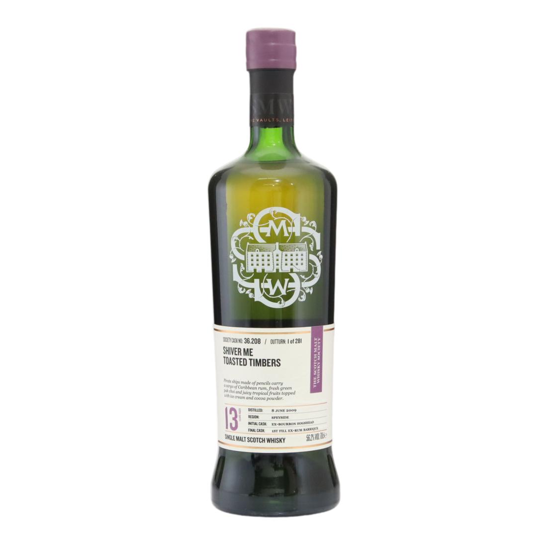 Benrinnes 2009 Smws 13 36208 Shiver Me Toasted Timbers