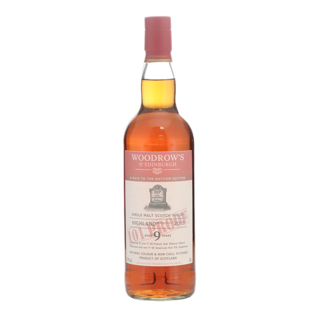 Highland Single Malt 2015 Woodrows 9 Motherlover