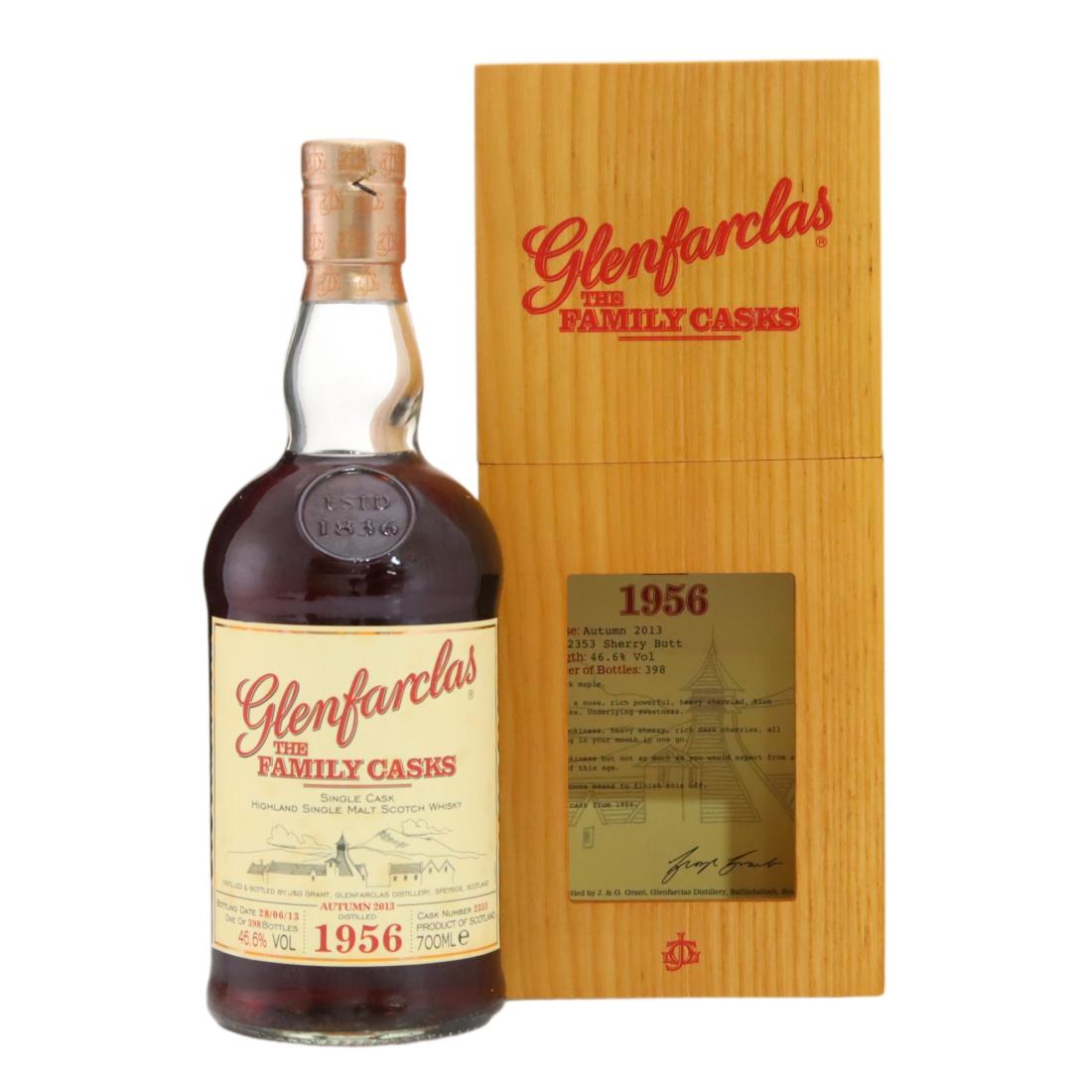 Glenfarclas 1956 Family Cask 2353 Autumn 2013
