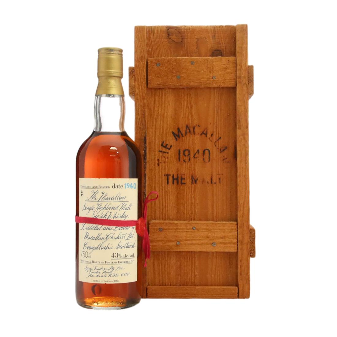 Macallan 1940 Red Ribbon