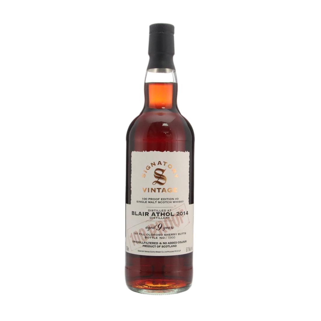 Blair Athol 2014 100 Proof 9 Edition 3