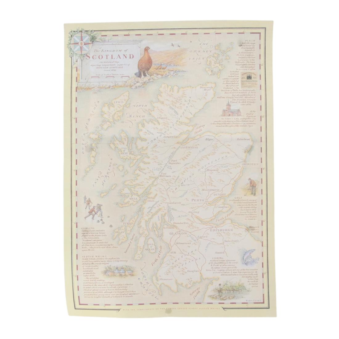 Famous Grouse The Kingdom Of Scotland Map