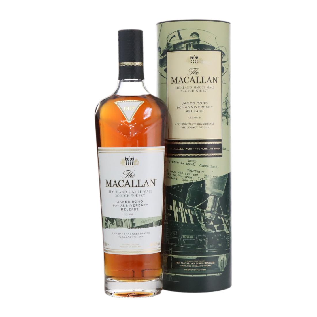 Macallan James Bond 60th Anniversary Release Decade Ii