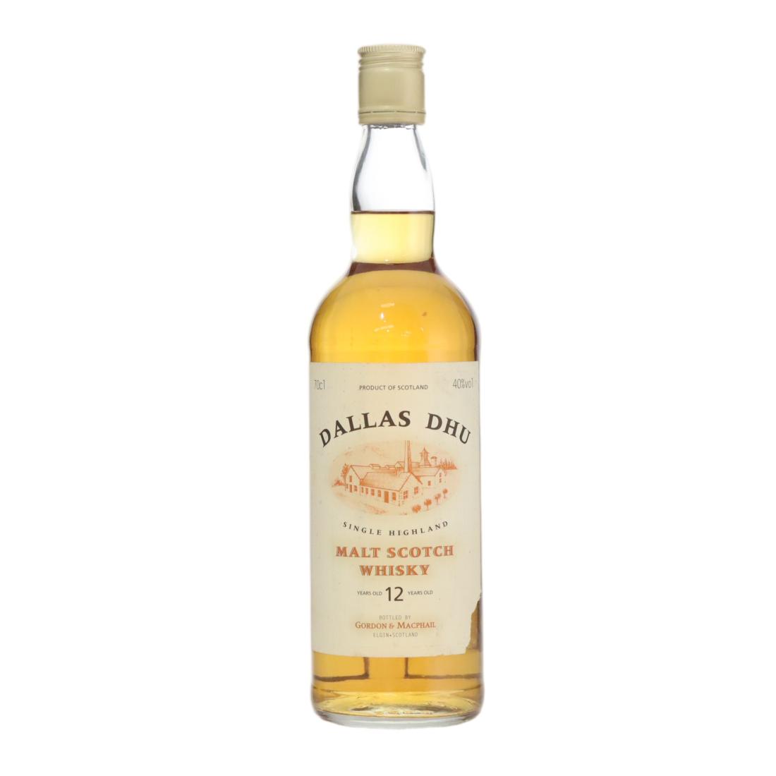 Dallas Dhu 12 Gordon And Macphail 1990s