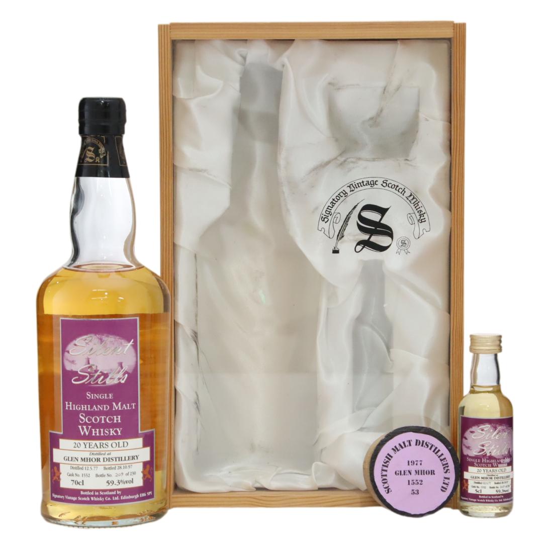 Glen Mhor 1977 Signatory Vintage 20 Silent Stills Gift Pack