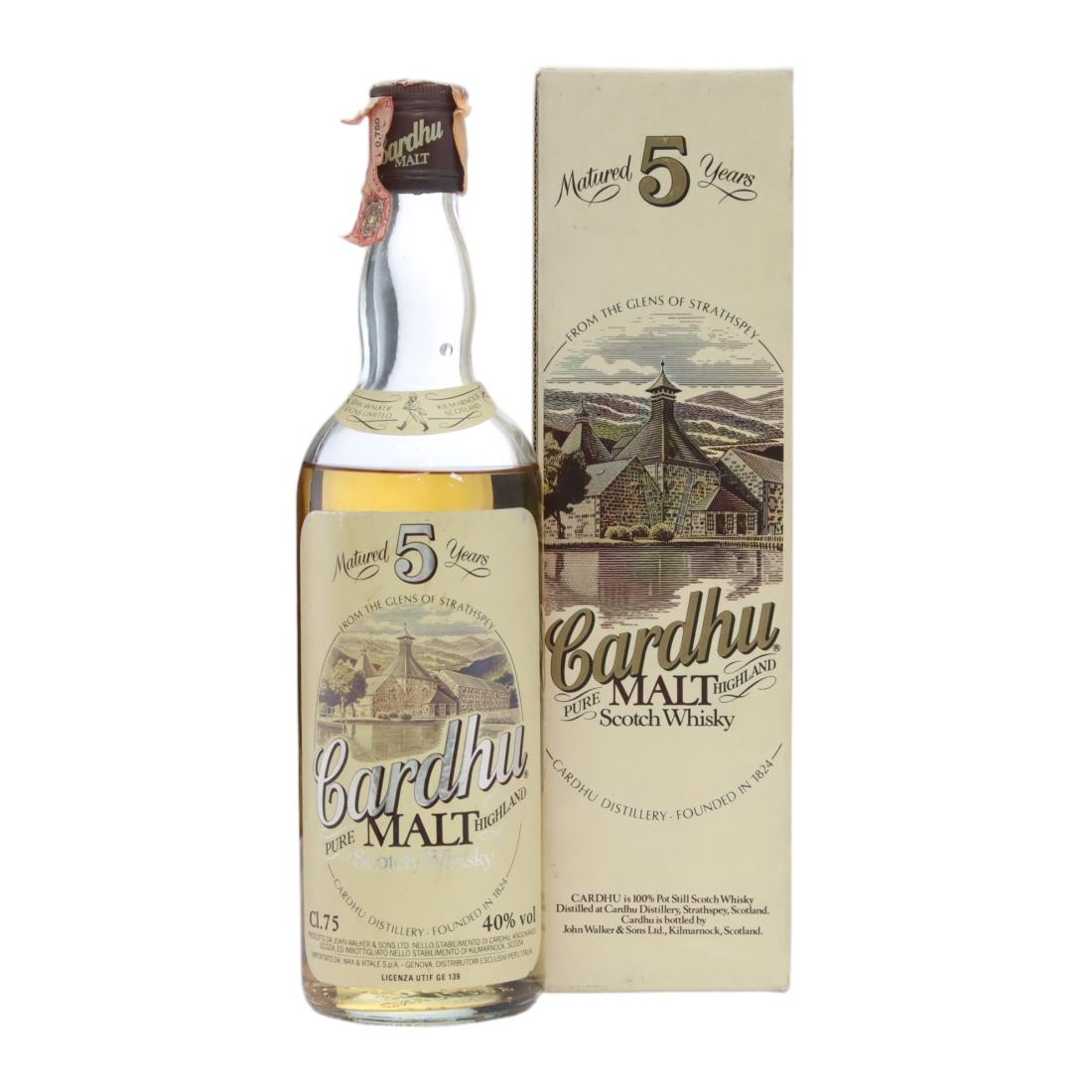 Cardhu 5 John Walker Sons