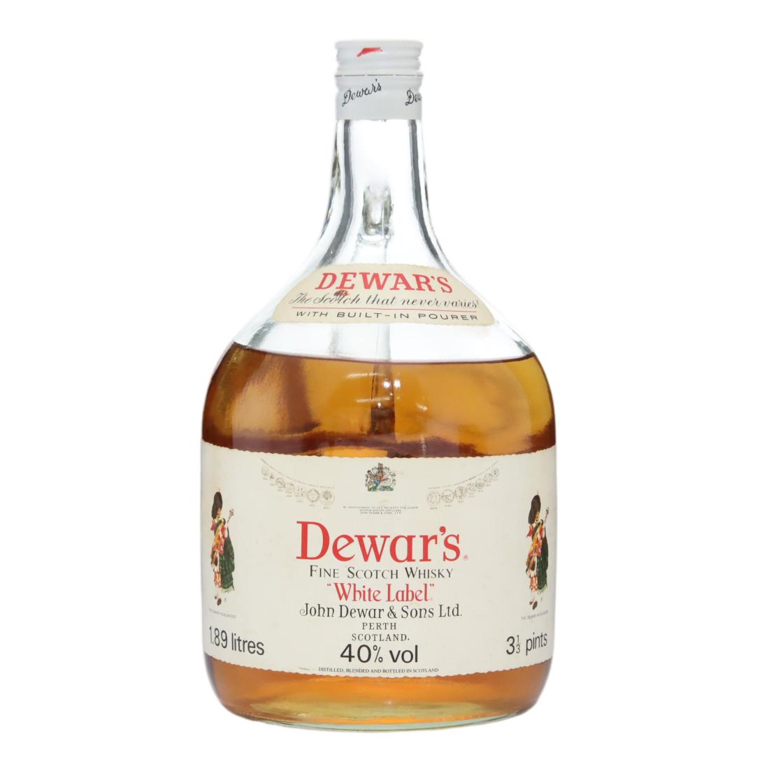 Dewars White Label 189 Litre 1980s