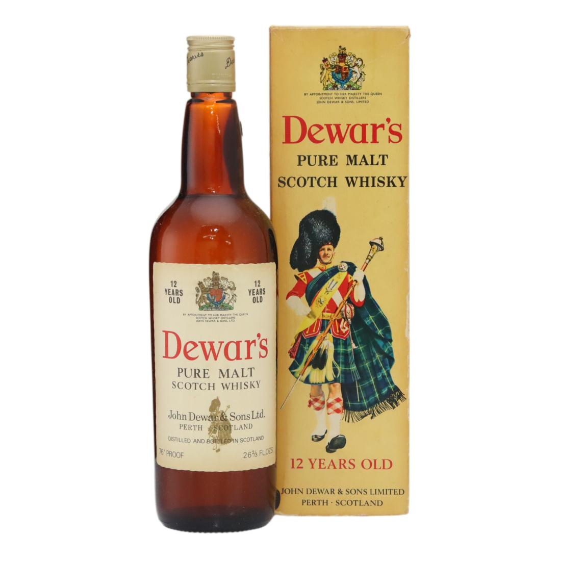 Dewars 12 Blended Malt 1970s