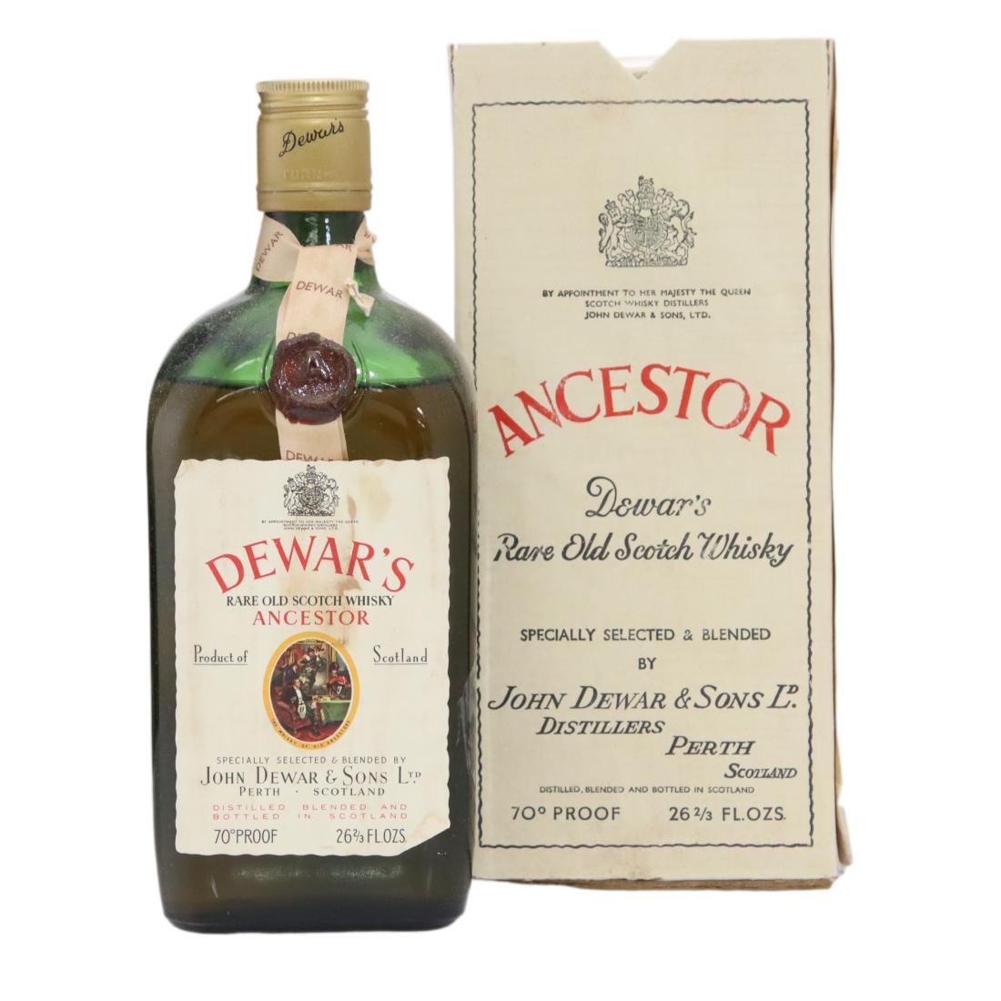 Dewars Ancestor Scotch Whisky 1960s