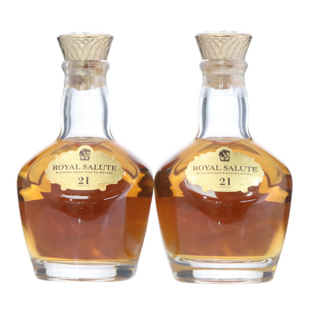 Royal Salute The Blended Grain 21 Miniature X 2