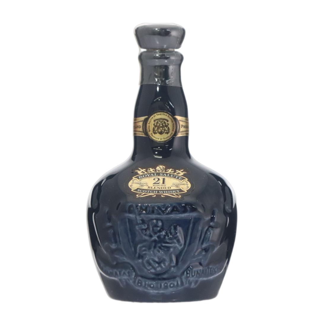 Chivas Regal 21 Royal Salute Miniature Flagon