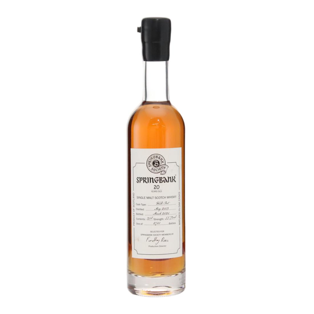 Springbank 2003 Springbank Society 20