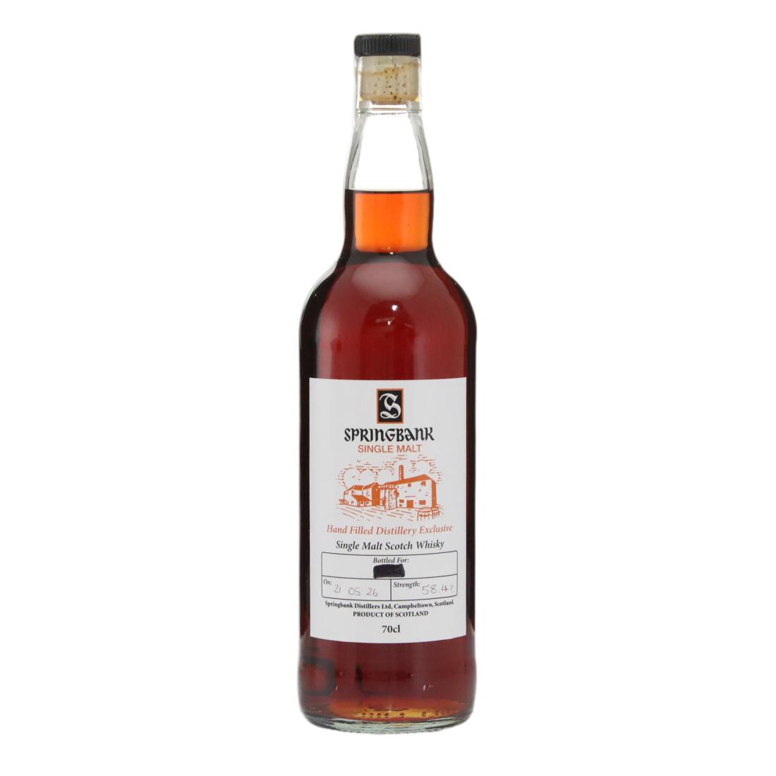 Springbank Hand Filled Distillery Exclusive