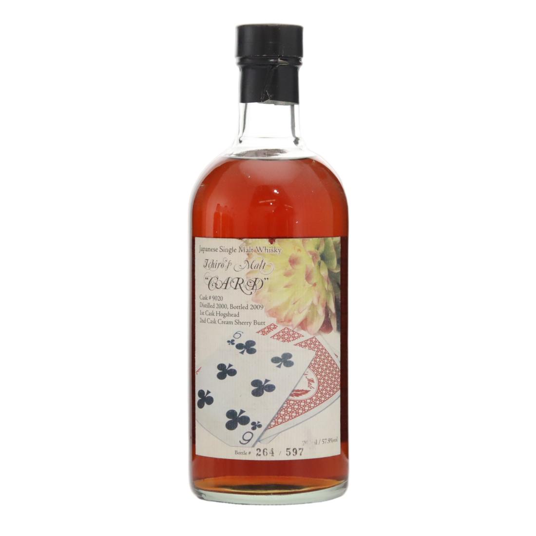 Hanyu 2000 Ichiros Malt Card Series Six Of Clubs
