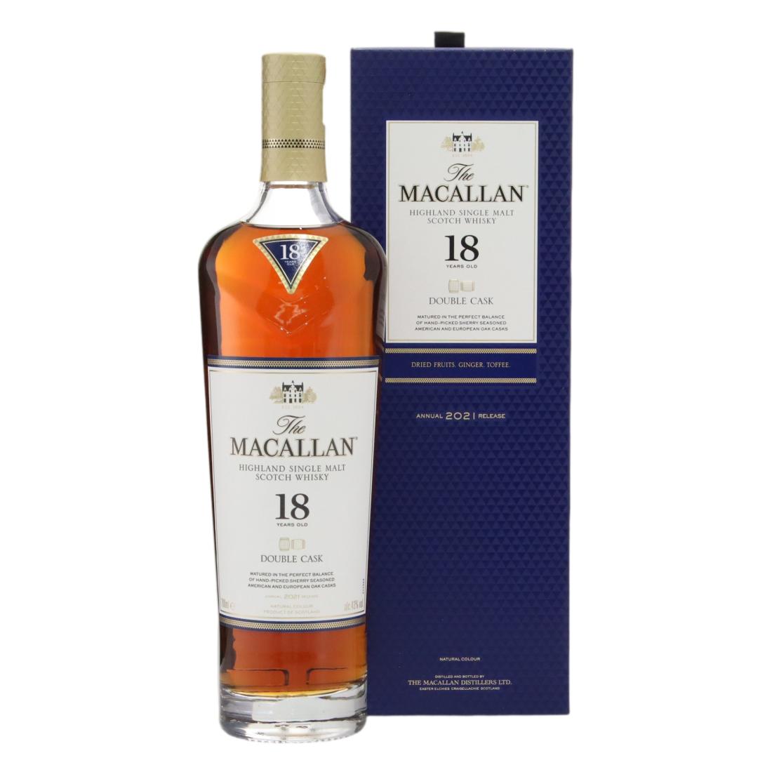 Macallan 18 Double Cask Annual 2021 Release