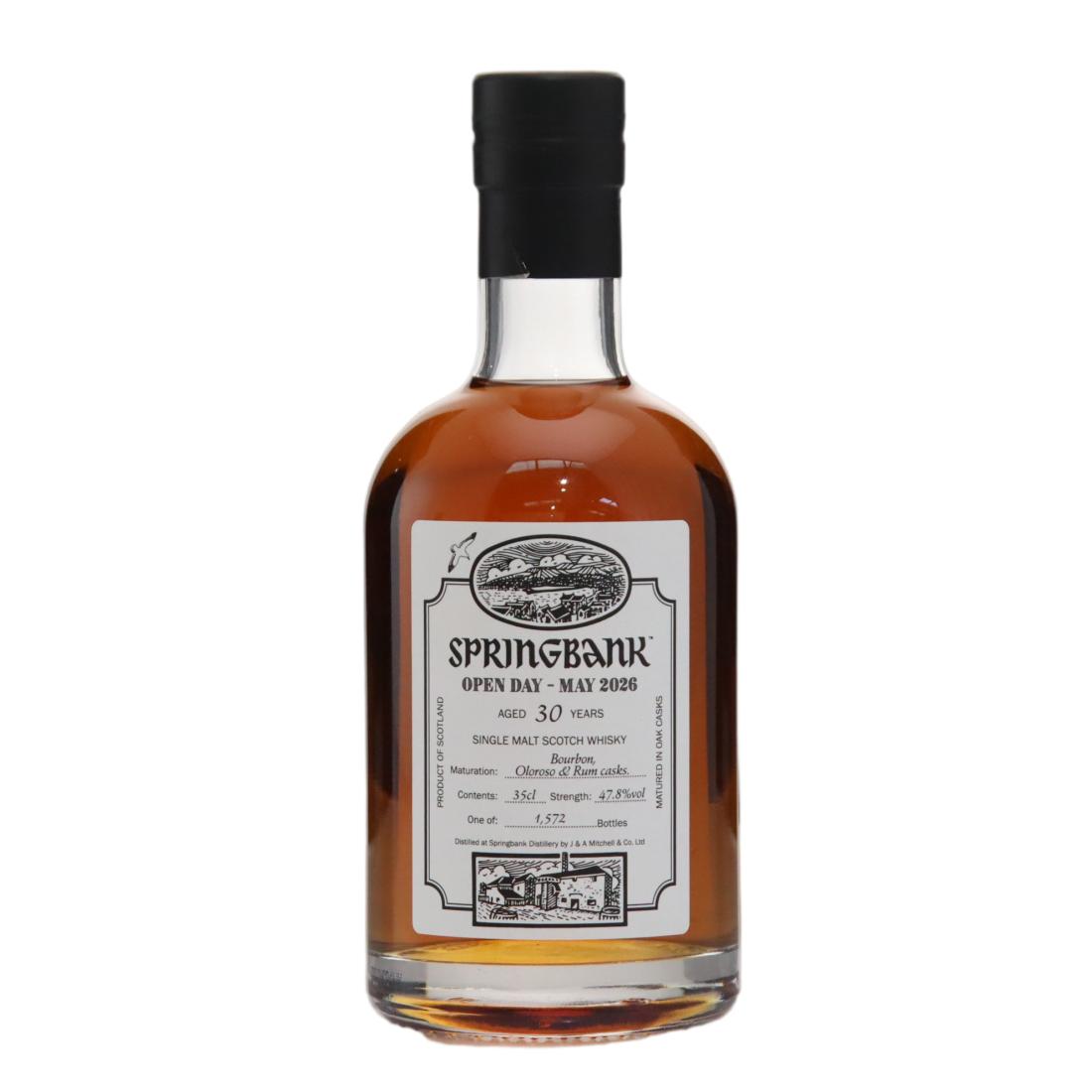 Springbank 30 Open Day May 2026