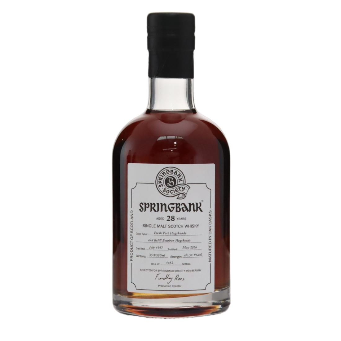 Springbank 1997 Springbank Society 28