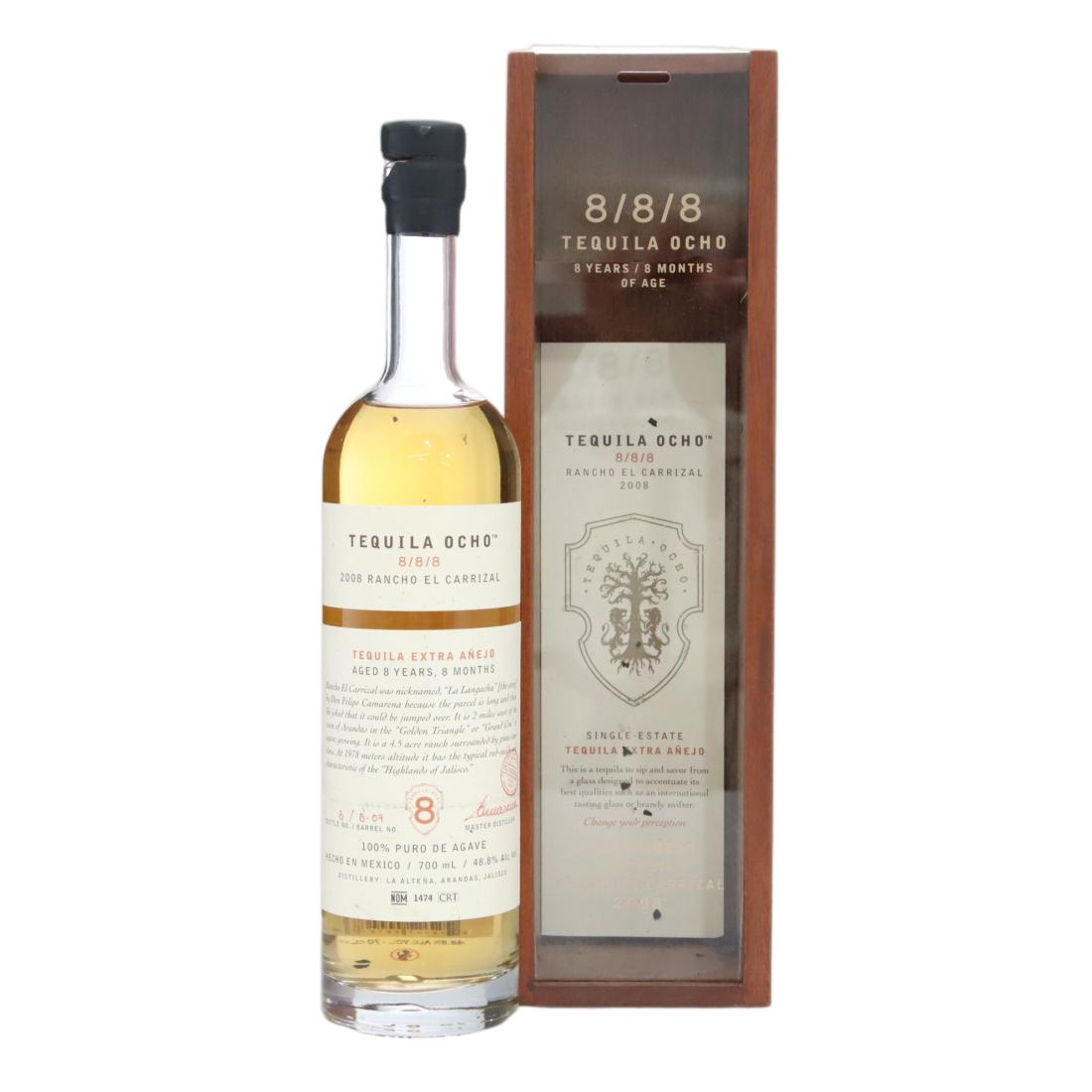 Tequila Ocho 888 Extra Aejo Tequila