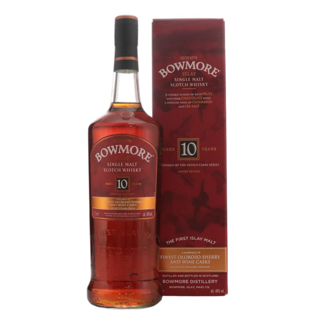 Bowmore 10 Inspired By The Devils Casks Series Litre