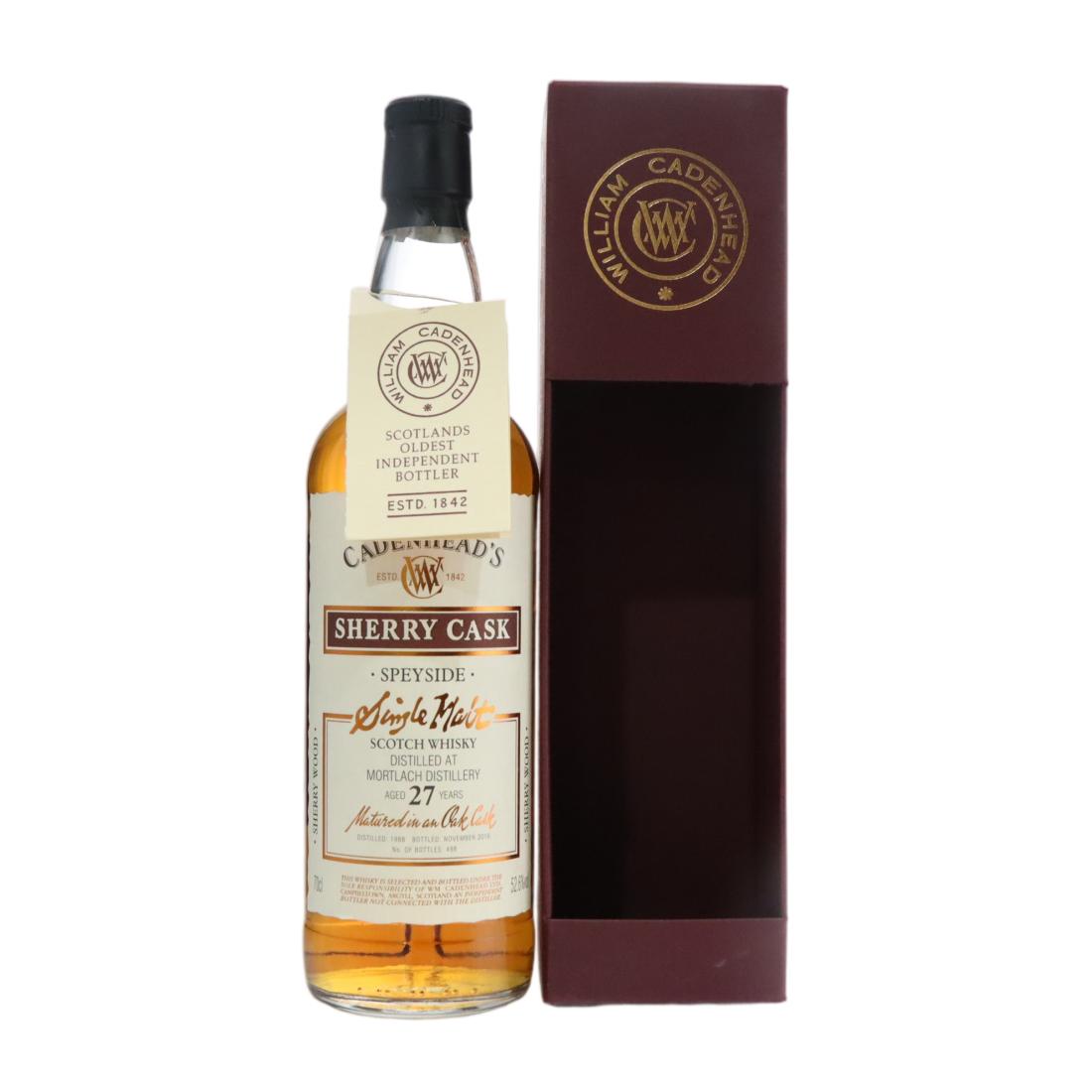 Mortlach 1988 Cadenheads 27 Sherry Cask
